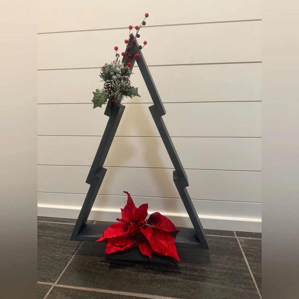 Handmade wooden porch tree ! Perfect winter decoration! - Picture 1 of 2